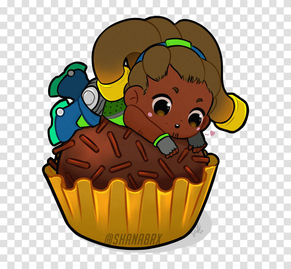 Shanablackrx, Cupcake, Cream, Dessert, Food Transparent Png