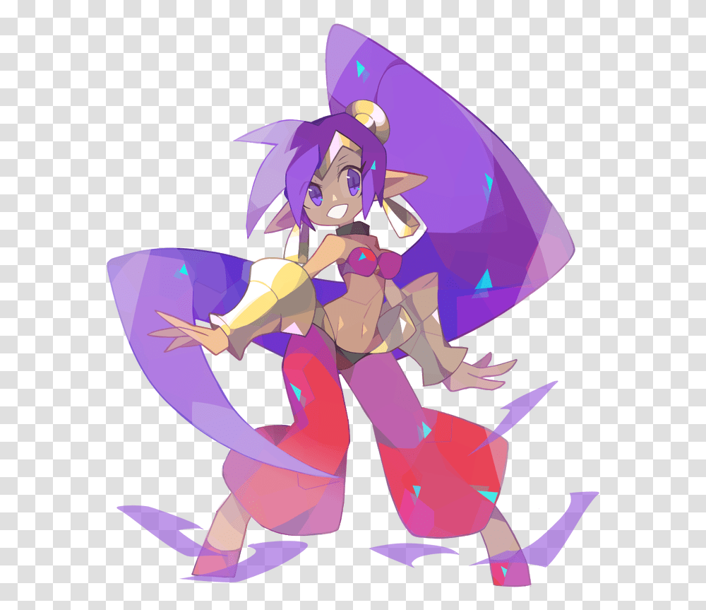 Shantae Drawn By Amakusa Hidorozoa, Person, Human Transparent Png