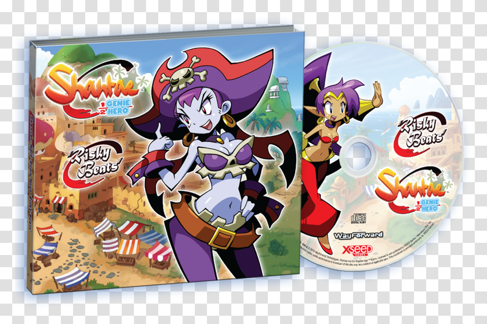 Shantae Half Genie Hero Risky Beats, Disk, Dvd, Comics, Book Transparent Png