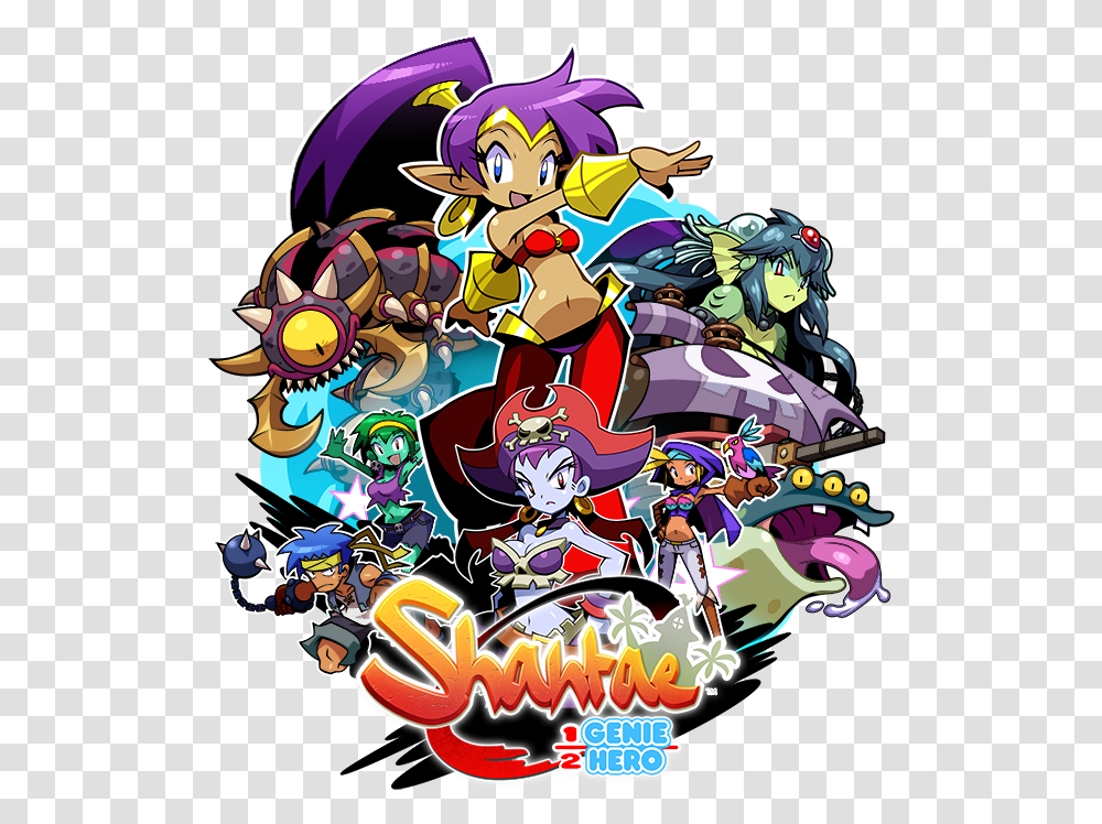 Shantae Half Genie Hero Switch, Super Mario, Poster Transparent Png