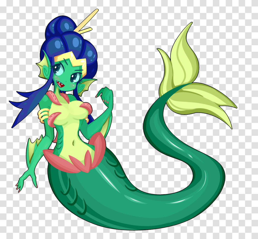 Shantae Mermaid Fanart, Dragon Transparent Png