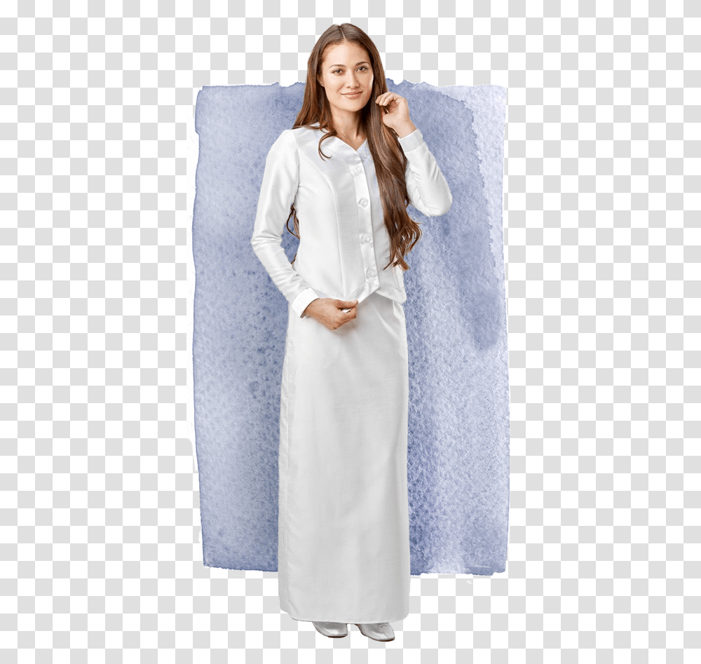 Shantung Suit Nightgown, Sleeve, Person, Long Sleeve Transparent Png