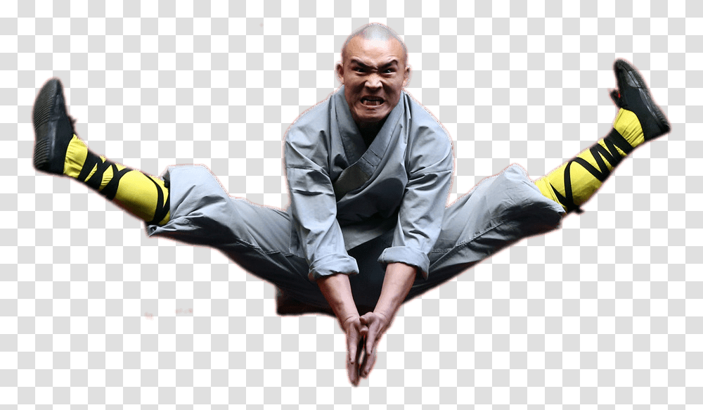 Shaolin Monk Two Legs Straight Shaolin Monk, Person, Human, Judo, Martial Arts Transparent Png