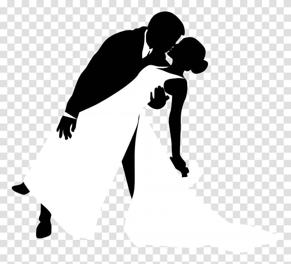 Shaow Clipart Bride Groom, Silhouette, Stencil, Person, Human Transparent Png
