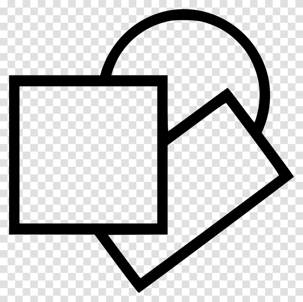 Shape For Editing, Recycling Symbol, Stencil Transparent Png
