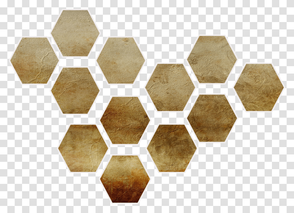 Shape Honeycomb Gold Paper Scrap Scrapbooking Shape Gold, Food, Pattern Transparent Png