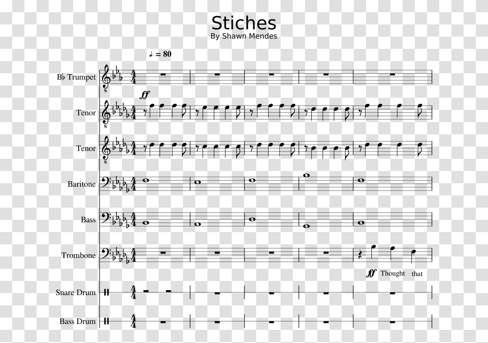 Shape Of You Simple Sheet Music, Gray, World Of Warcraft Transparent Png