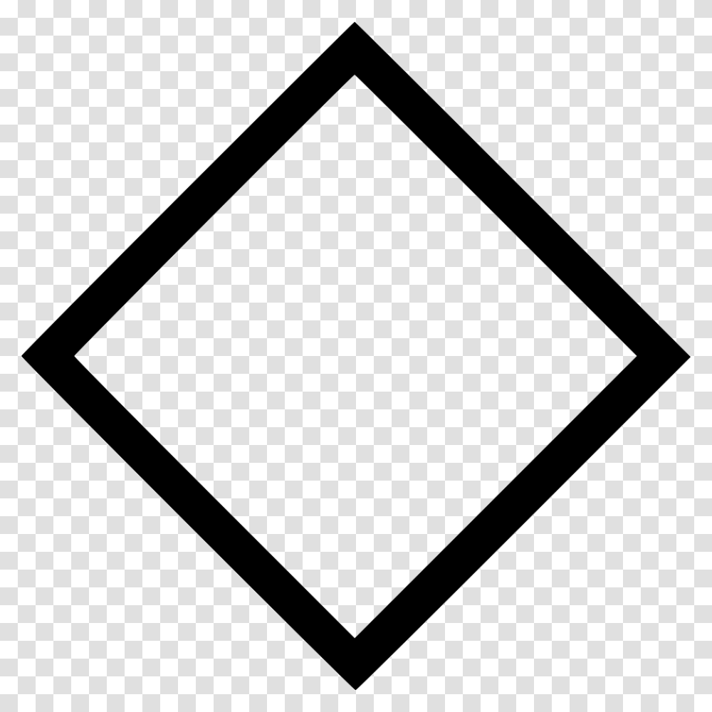 Shape Rhombus Icon Free Download, Triangle, Sign, Rug Transparent Png