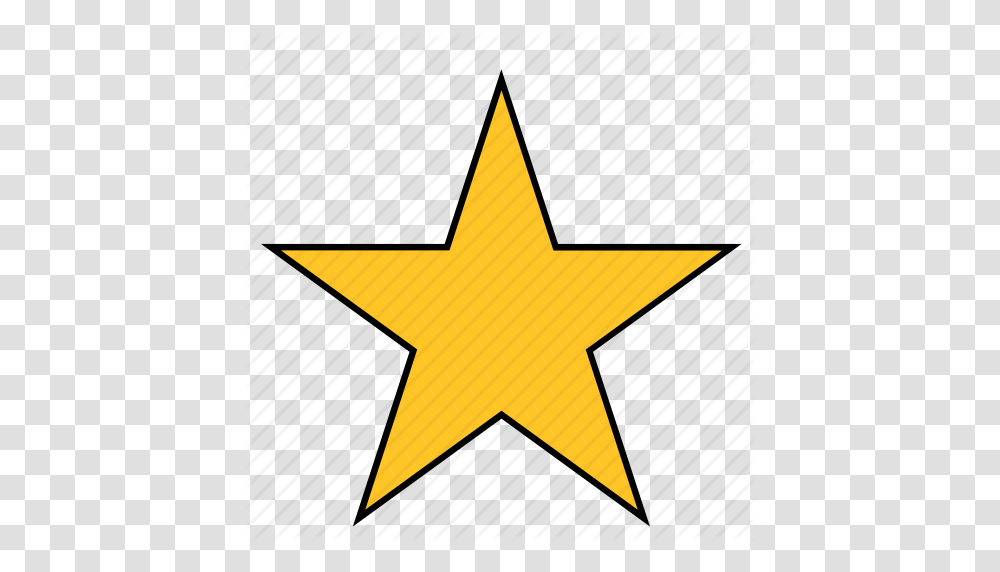 Shape Star Yellow Icon, Star Symbol Transparent Png