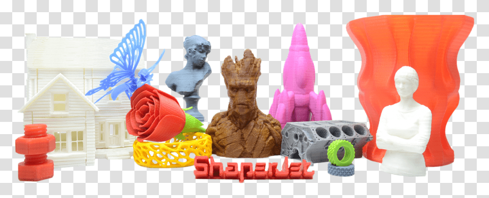 Shaperjet 3d Printed Objects Cover Pic Px 3d Printed Objects Ideas, Figurine, Inflatable, People Transparent Png