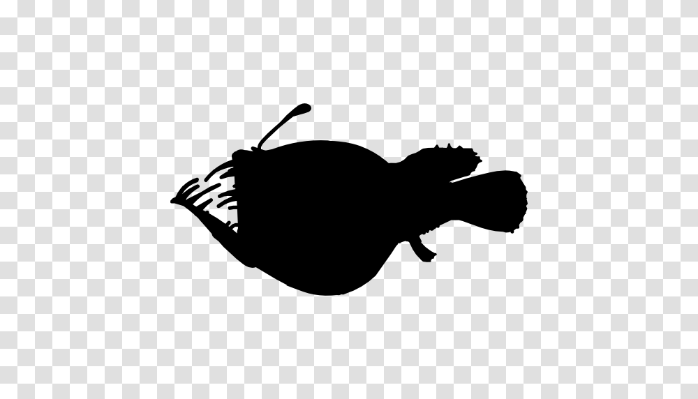 Shapes Anglerfish Shape Silhouettes Silhouette Animals, Gray, World Of Warcraft Transparent Png
