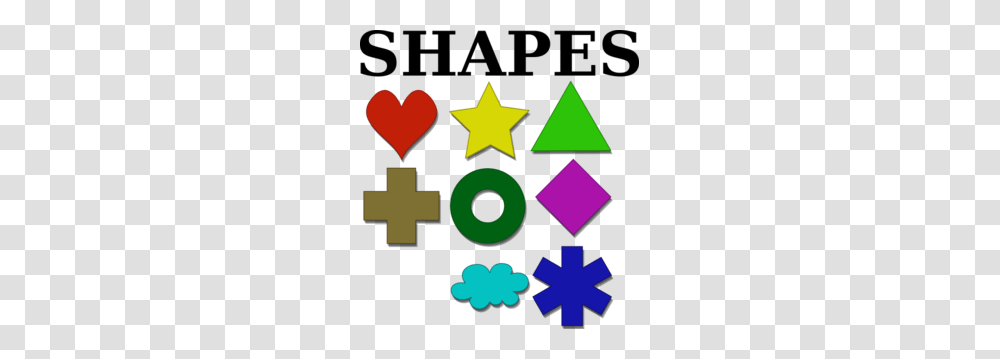 Shapes Clipart Different Shape, Star Symbol, Triangle, Number Transparent Png