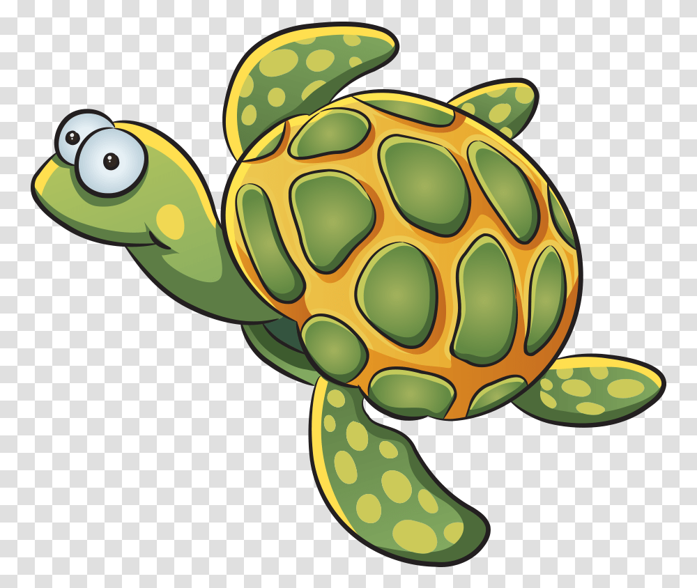 Shapes Clipart Turtle Cartoon Sea Turtle, Sea Life, Animal, Tortoise, Reptile Transparent Png