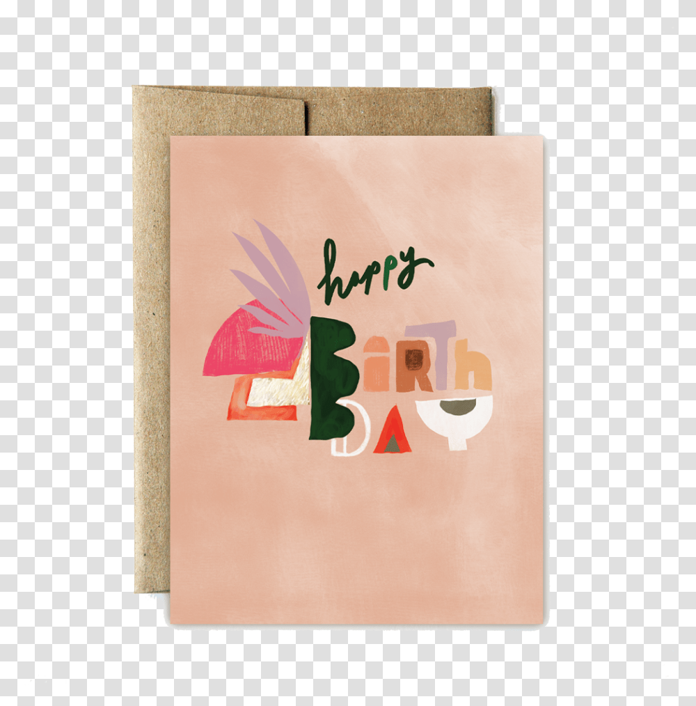 Shapes Happy Birthday Greeting Card, Alphabet, Envelope, Book Transparent Png