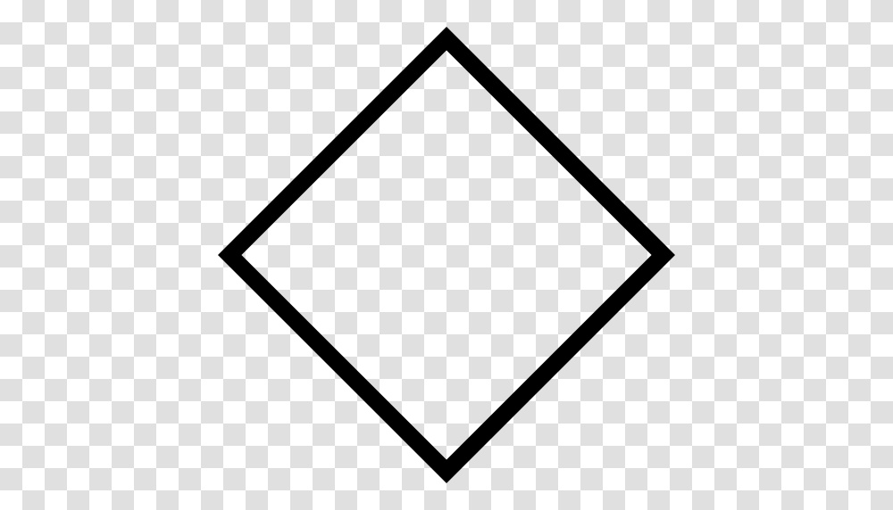 Shapes Rhombus Shape Outline Symbology Rhomb Geometrical, Gray, World Of Warcraft Transparent Png