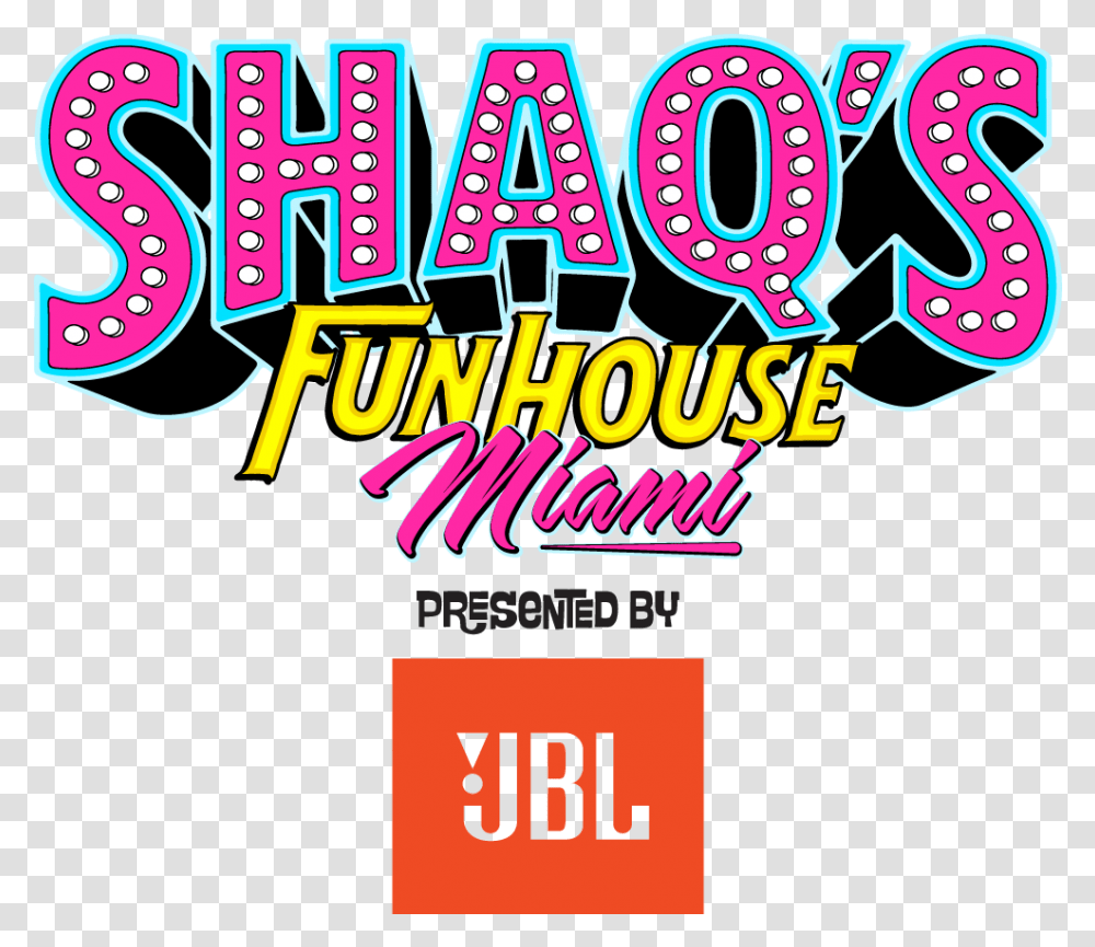 Shaqs Funhouse Logo, Alphabet, Pac Man, Advertisement Transparent Png