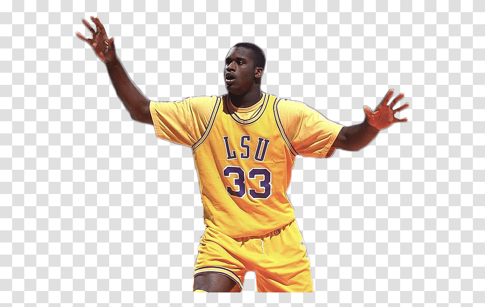 Shaquille O Neal Lakers, T-Shirt, Shorts, Person Transparent Png