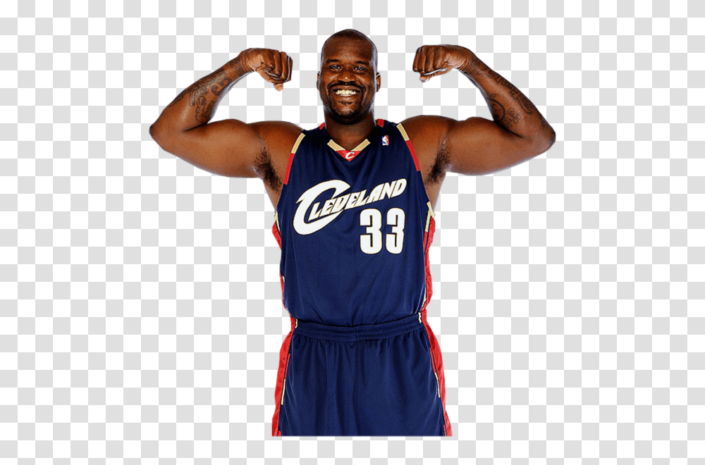 Shaquille Oneal Cavs, Person, Human, People, Basketball Transparent Png