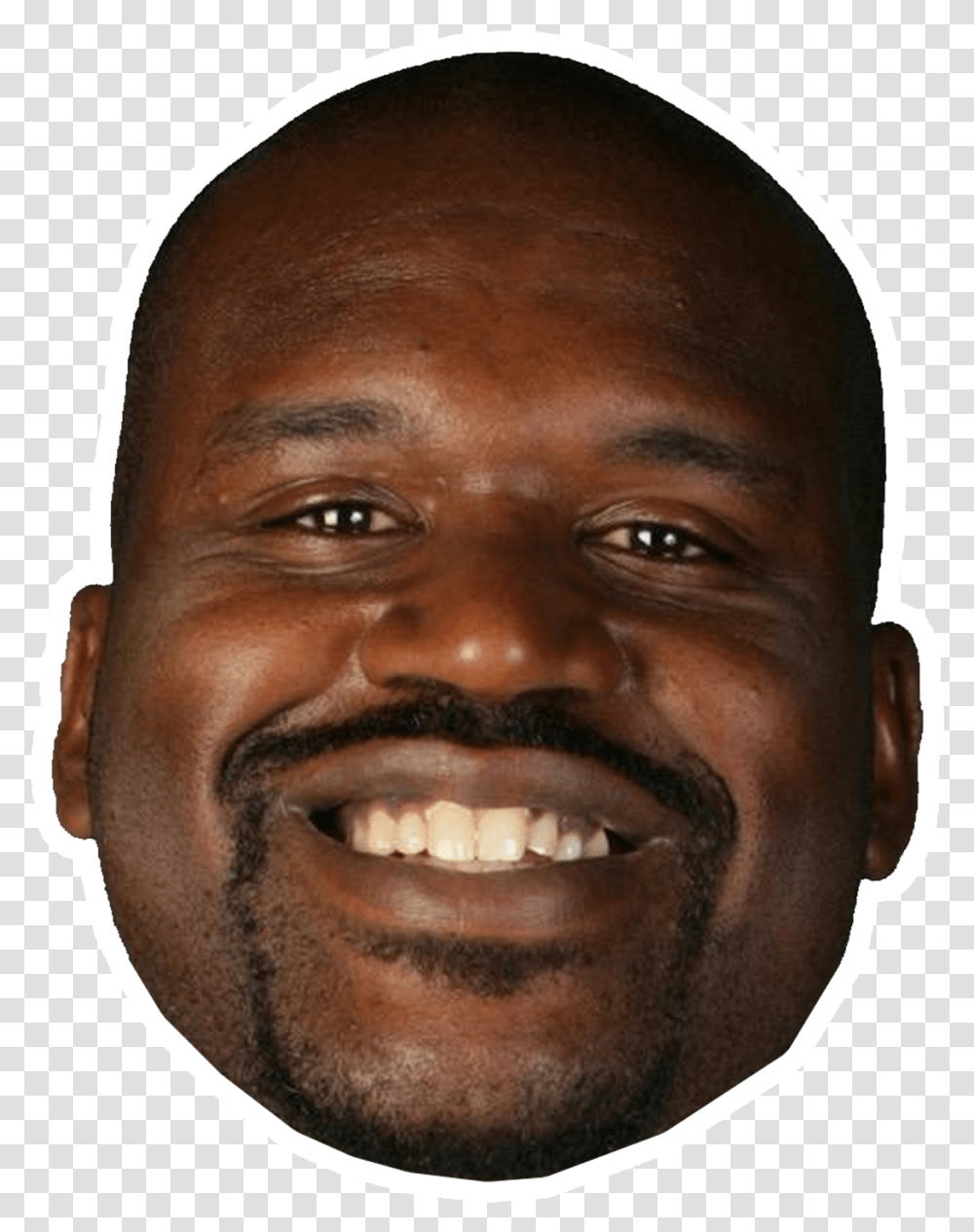 Shaquille Oquotneal Inside The Nba Los Angeles Lakers Aj Styles Tna Face, Person, Smile, Head, Beard Transparent Png
