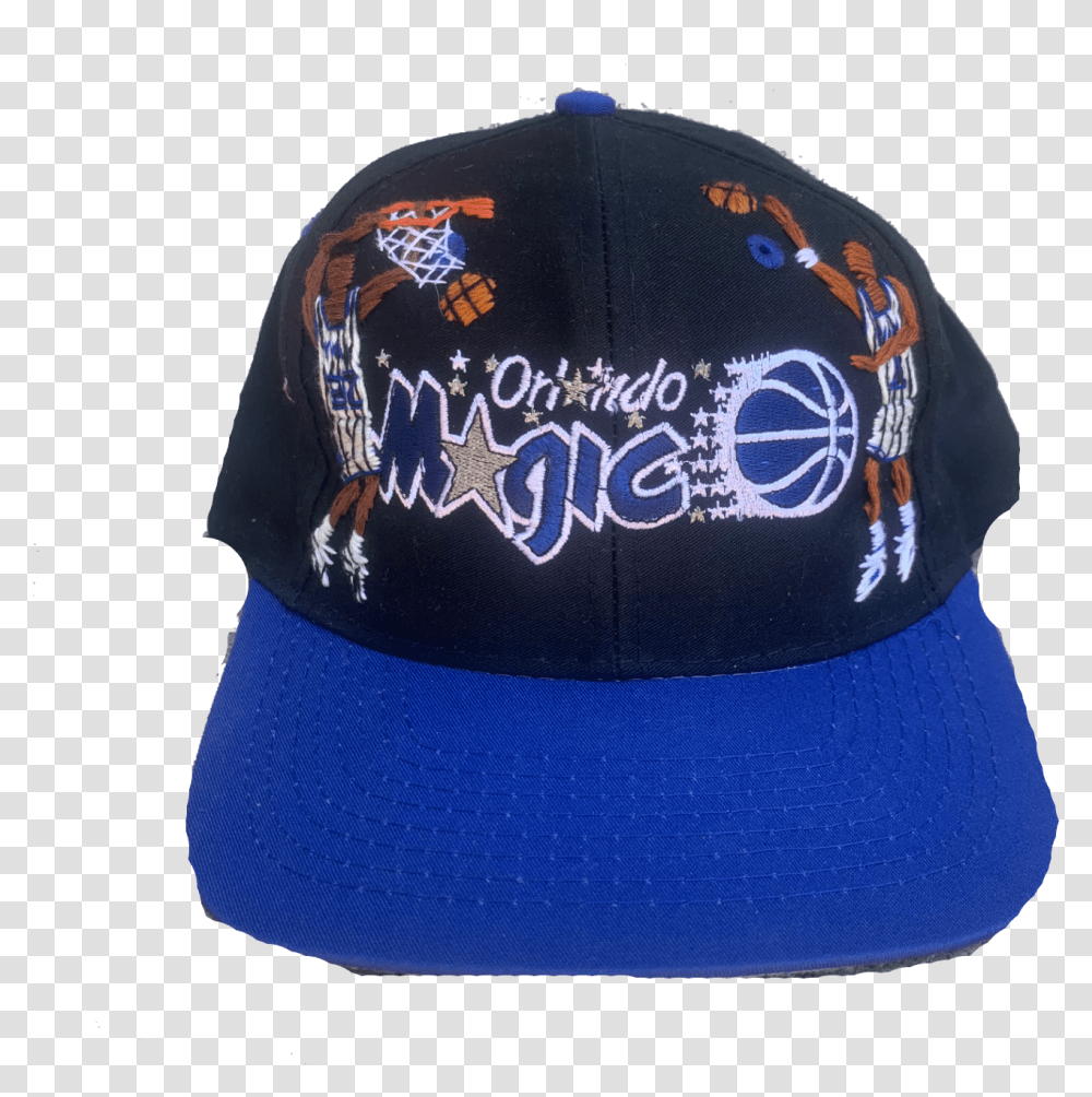 Shaquille O'neal And Penny Hardaway Vintage Orlando Magic Hat For Baseball, Clothing, Apparel, Baseball Cap,  Transparent Png