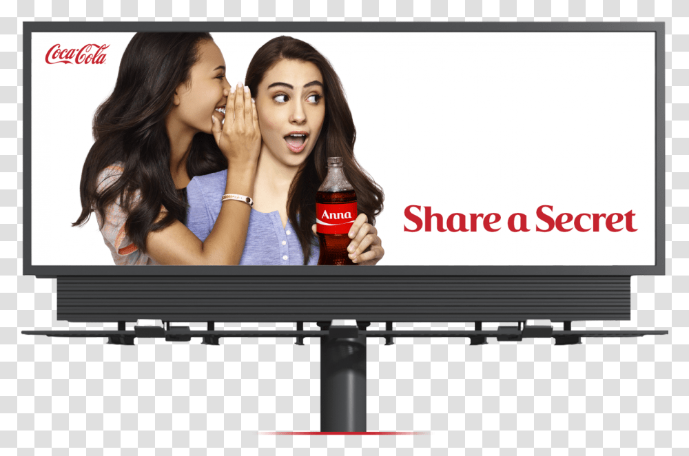 Share A Coke Kasey Moore Art Directorgraphic Designer Billboard, Monitor, Screen, Electronics, Display Transparent Png