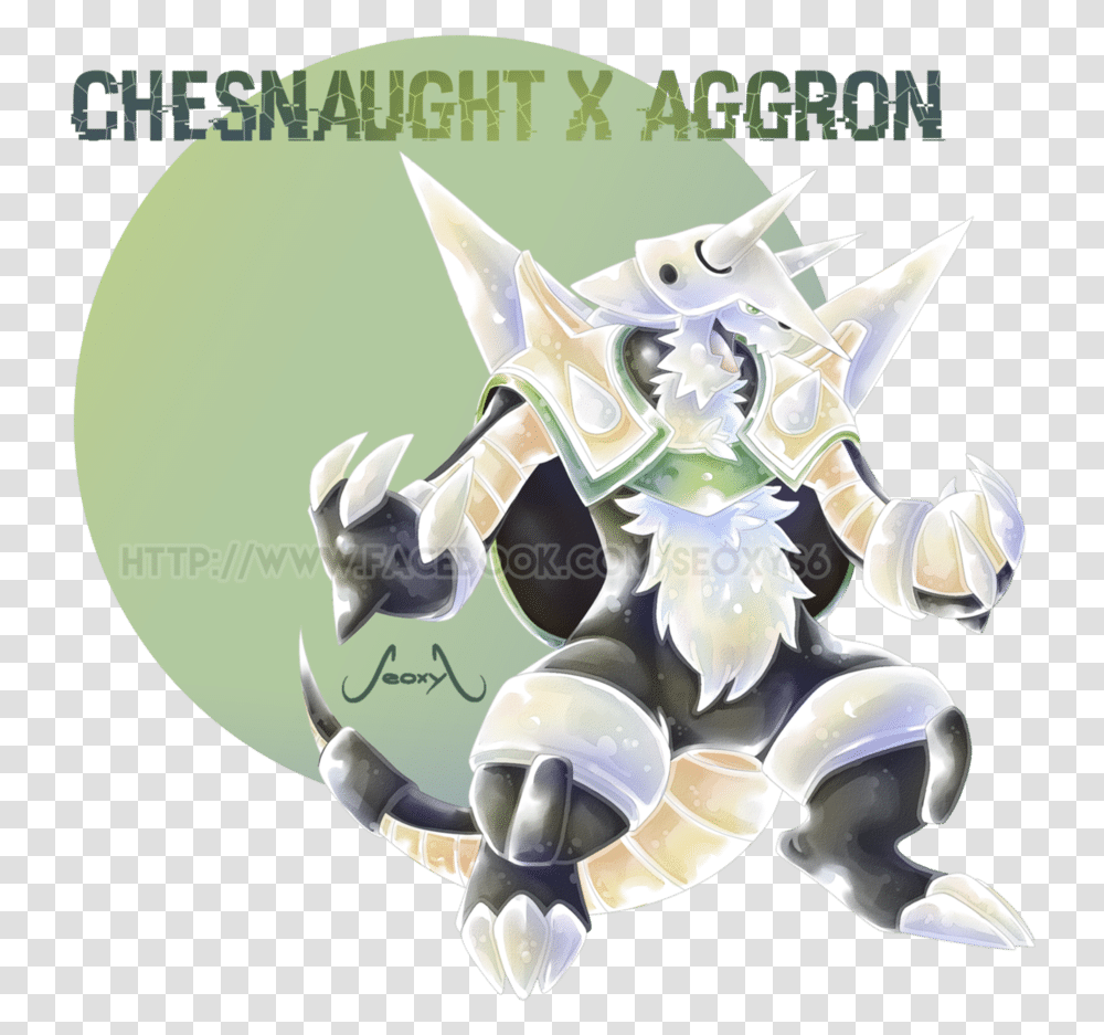 Share On Facebookshare On Twitter Chesnaught Aggron Fusion, Hook, Ornament, Statue Transparent Png