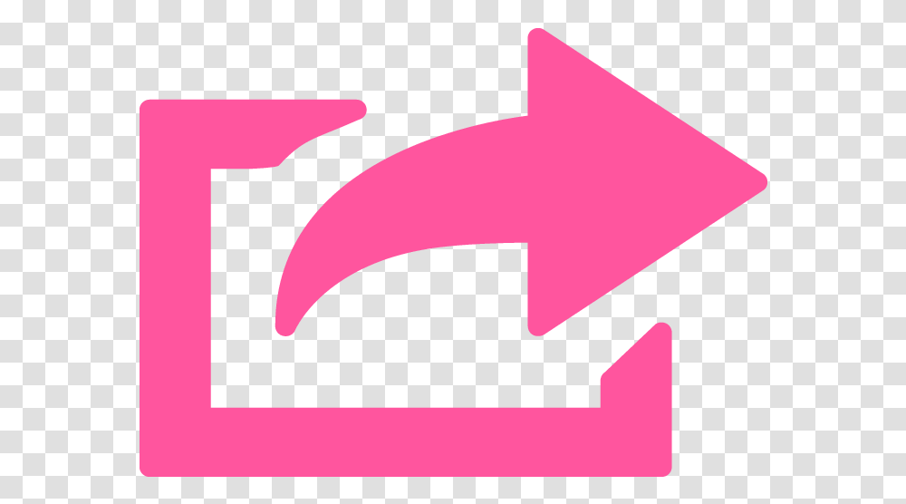 Share Share Icon Pink Full Size Download Seekpng Logo Share Pink, Symbol, Star Symbol, Weapon, Axe Transparent Png
