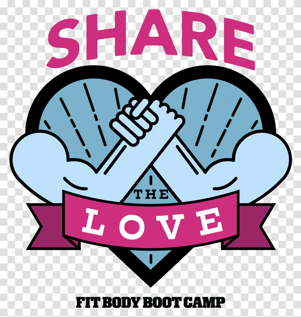Share The Love Fit Body Boot Camp Share The Love Of Fitness, Advertisement, Poster, Flyer, Paper Transparent Png