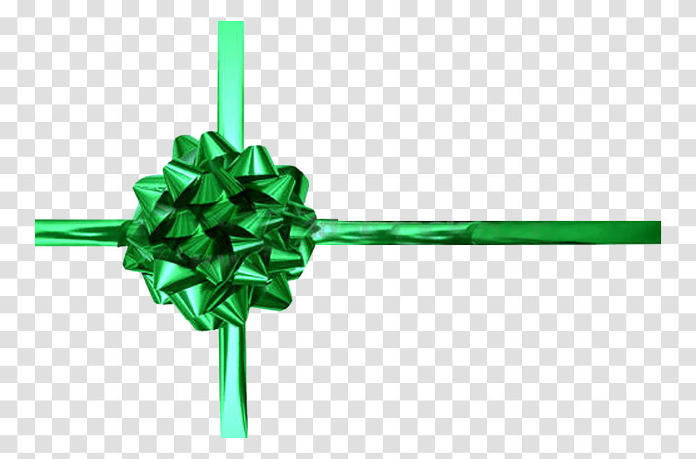 Share This Image Green Gift Ribbon, Wand, Sword, Blade Transparent Png