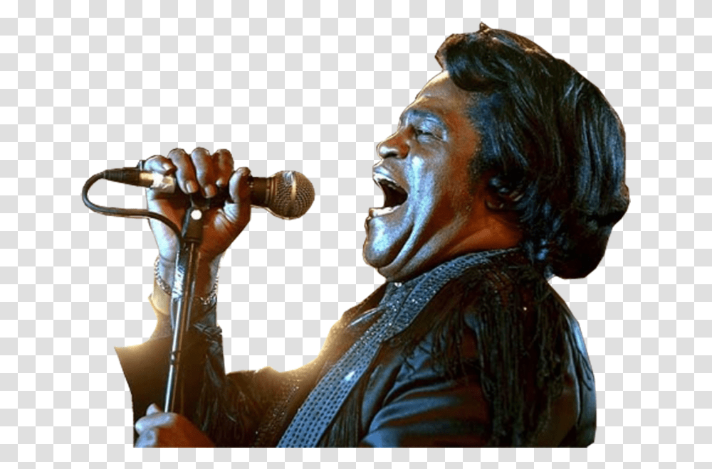 Share This Image James Brown Singer, Microphone, Electrical Device, Person, Finger Transparent Png