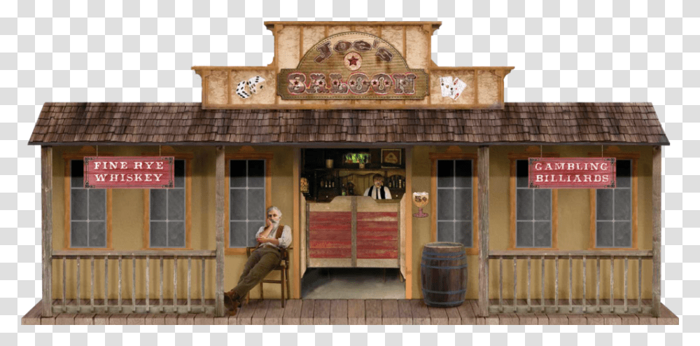 Share This Image Wild West Town Buildings, Person, Restaurant, Shoe, Meal Transparent Png