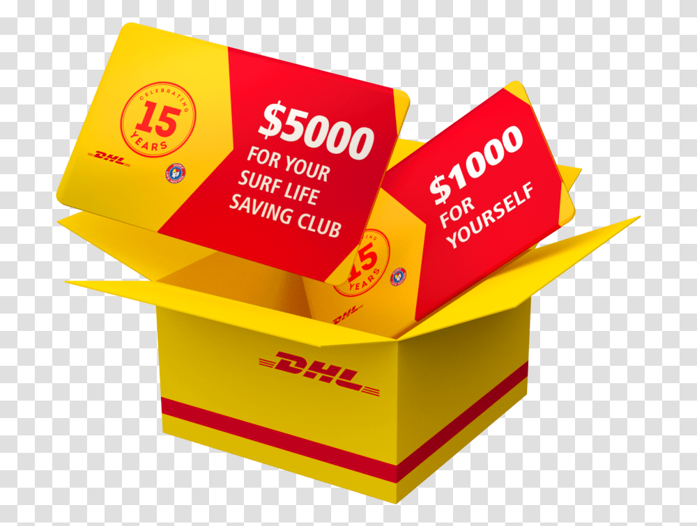 Share Your Beach Story With Dhl And You Could Win 5000 For Box, Text, Paper, Cardboard, Carton Transparent Png