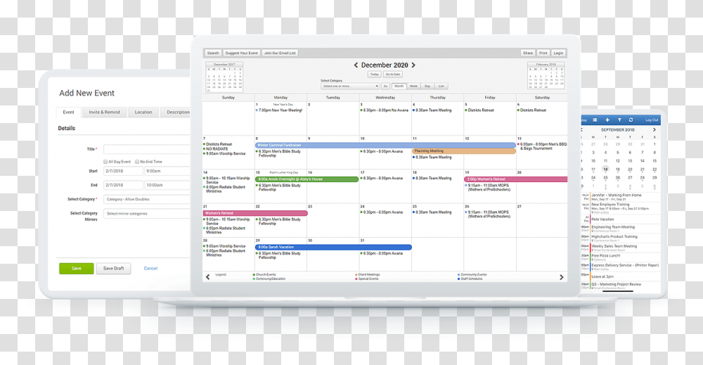 Shared Calendar Features For Teams Groups And Organizations Operating System, Text, Laptop, Pc, Computer Transparent Png