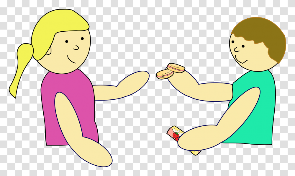 Sharing, Arm, Female, Girl, Label Transparent Png