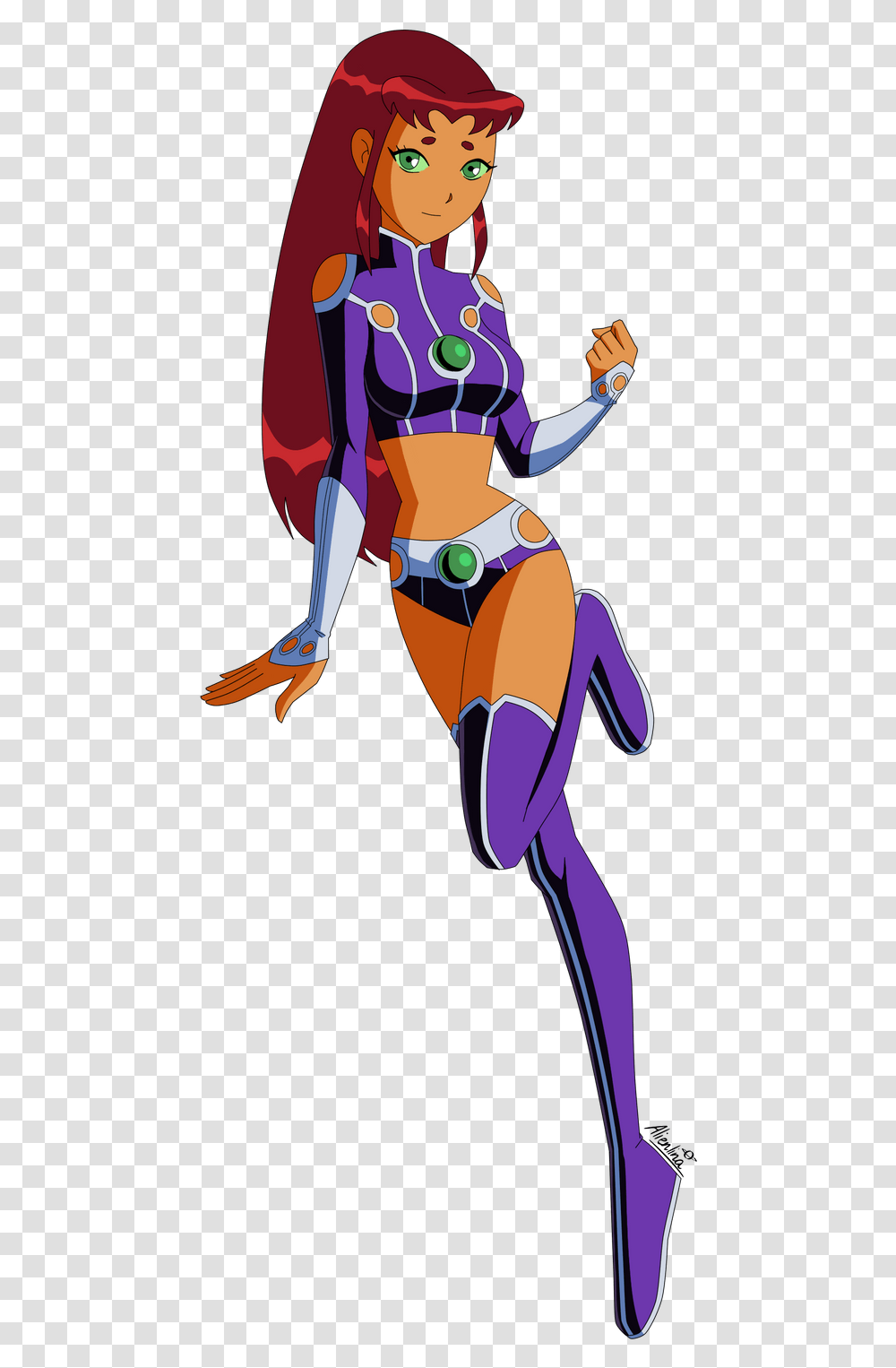 Sharing Childhood Crushes Mine Was Cartoon Starfire, Costume, Person, Clothing, Female Transparent Png