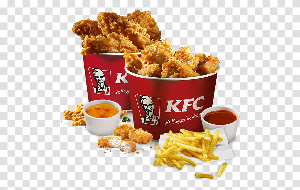 Sharing Is Caring Kfc Hd, Food, Snack, Fried Chicken, Fries Transparent Png