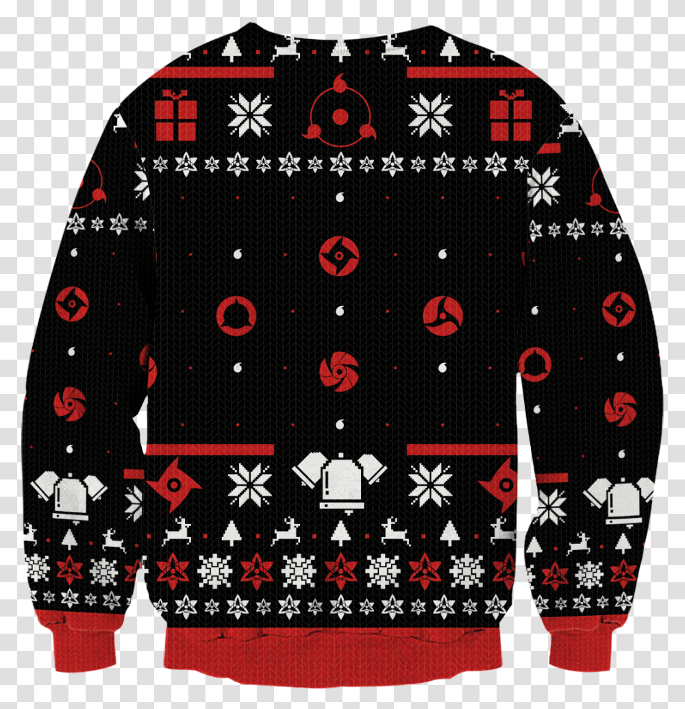 Sharingan Christmas Unisex Sweater Sweater, Clothing, Apparel, Rug, Dj Transparent Png