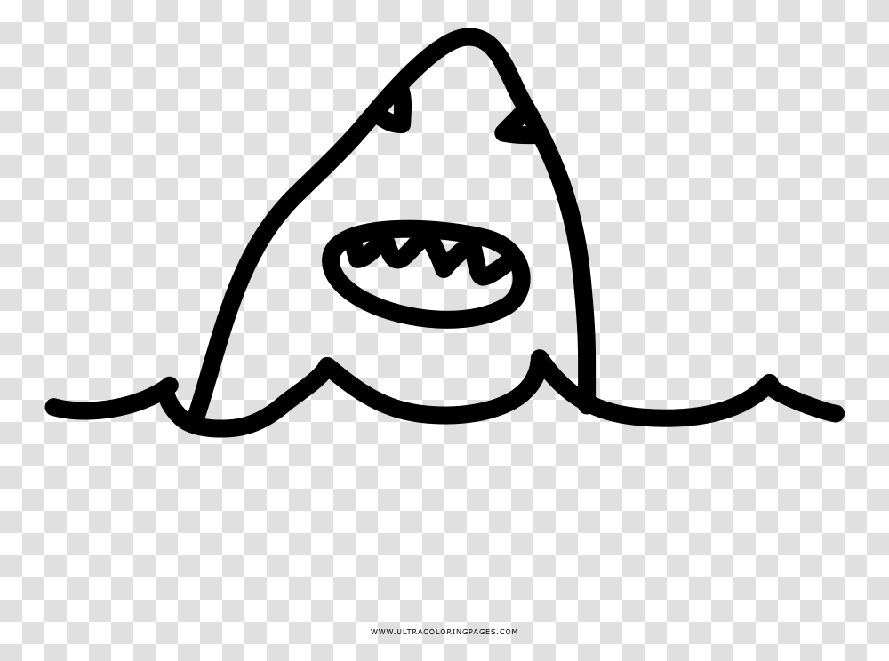 Shark Attack Coloring Page, Gray, World Of Warcraft Transparent Png