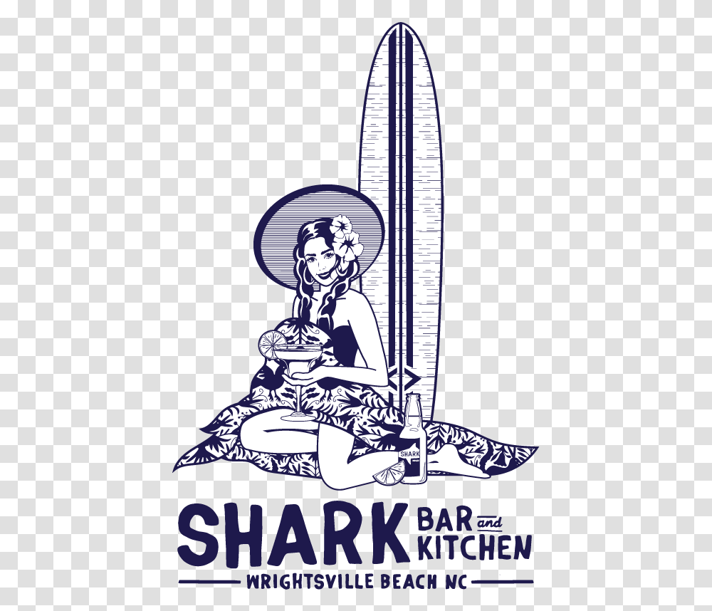Shark Bar Logo Poster, Person, Label Transparent Png