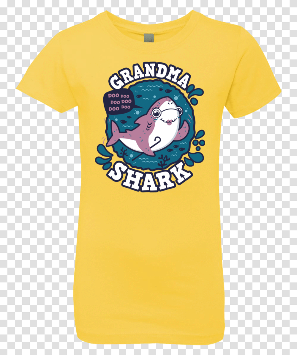 Shark Family Trazo Baby Shark Girl Shirt, Apparel, T-Shirt, Plant Transparent Png
