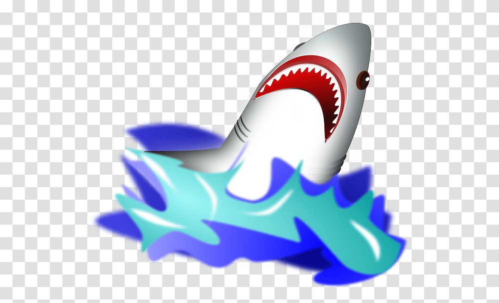 Shark In Water Clipart, Sea Life, Animal, Fish Transparent Png