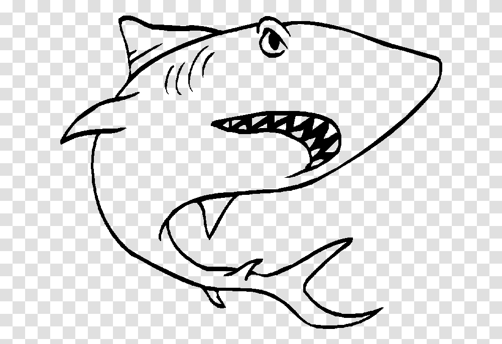 Shark Mouth Sea Animals Clipart Black And White, Gray, World Of Warcraft Transparent Png