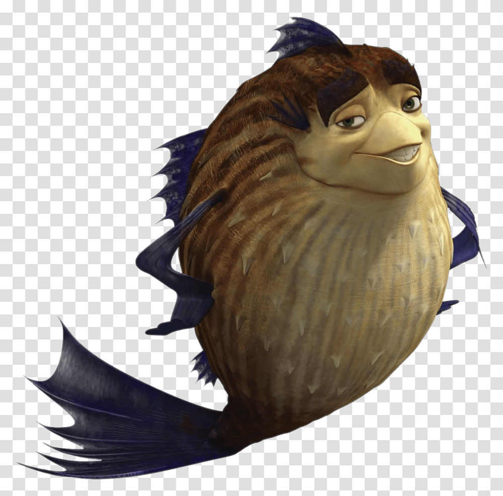 Shark Tale Character Sykes The Pufferfish Posing Puffer Fish From Shark Tails, Sea Life, Animal, Aquatic, Water Transparent Png