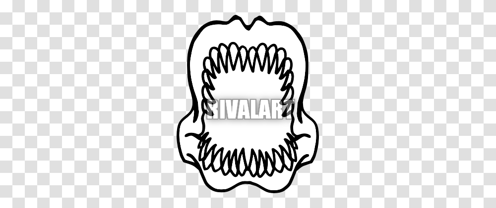 Shark Teeth Clipart, Stencil, Label, Nature Transparent Png