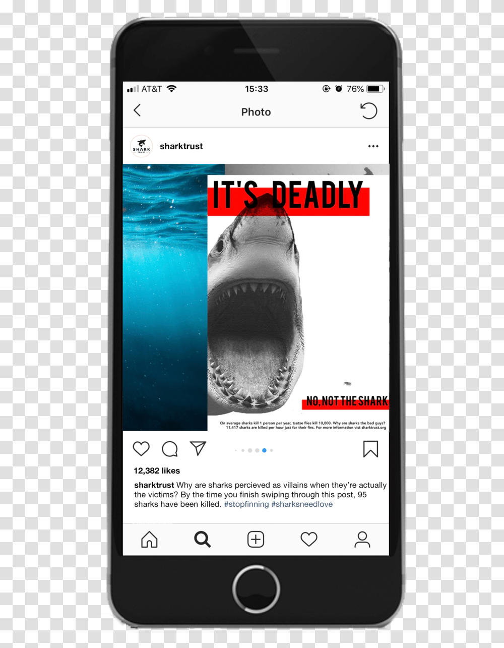 Shark Trust Instagram Mockup, Mobile Phone, Electronics, Cell Phone, Sea Life Transparent Png