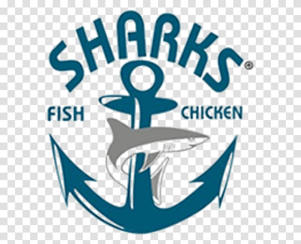 Sharks Fish Amp Chicken Delivery Sharks Fish And Chicken, Hook, Anchor Transparent Png