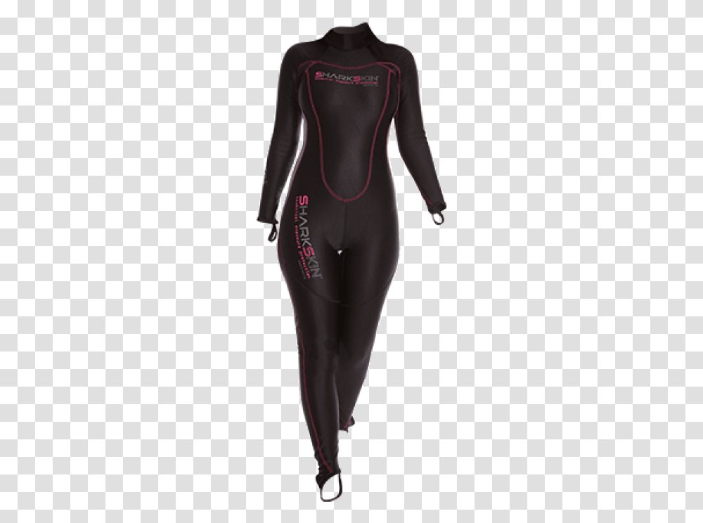 Sharkskin Chillproof Rear Zip Suit For Women Sharkskin Wetsuit, Pants, Spandex, Person Transparent Png