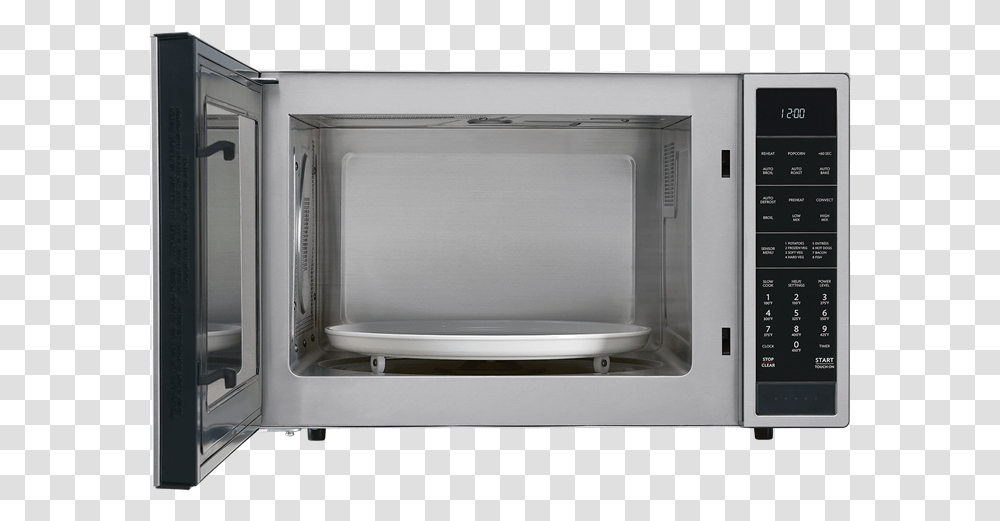 Sharp Appliances Microwave With Open Door, Oven, Mobile Phone, Electronics, Cell Phone Transparent Png
