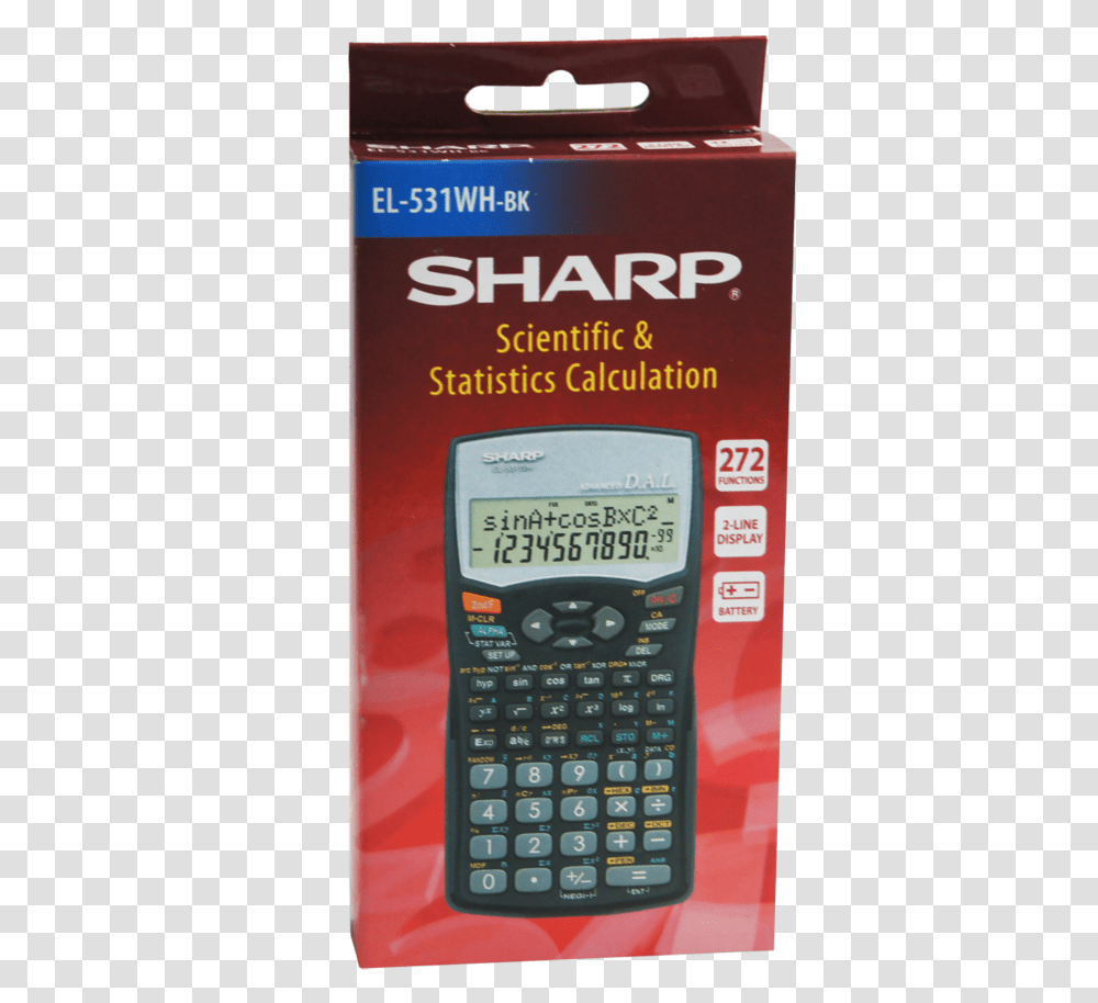 Sharp El 531wh Book Scientific Calculator Sharp El 531whb Scientific Calculator, Mobile Phone, Electronics, Cell Phone Transparent Png