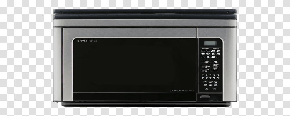Sharp Over The Range Microwave, Oven, Appliance, Monitor, Screen Transparent Png